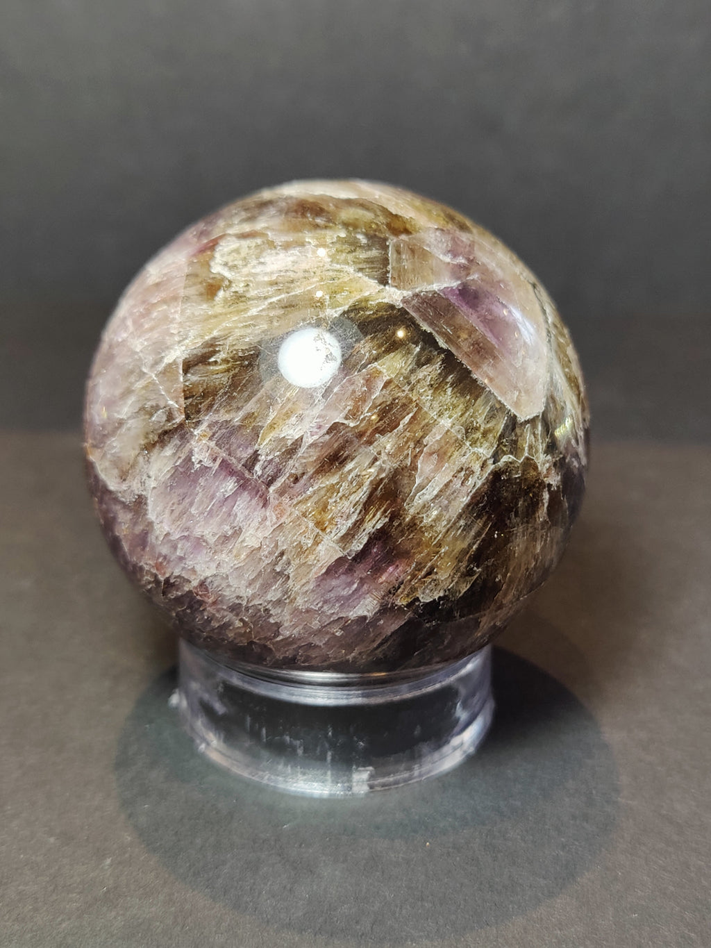 Cacoxenite Amethyst Sphere