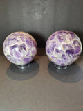 Chevron Amethyst Sphere
