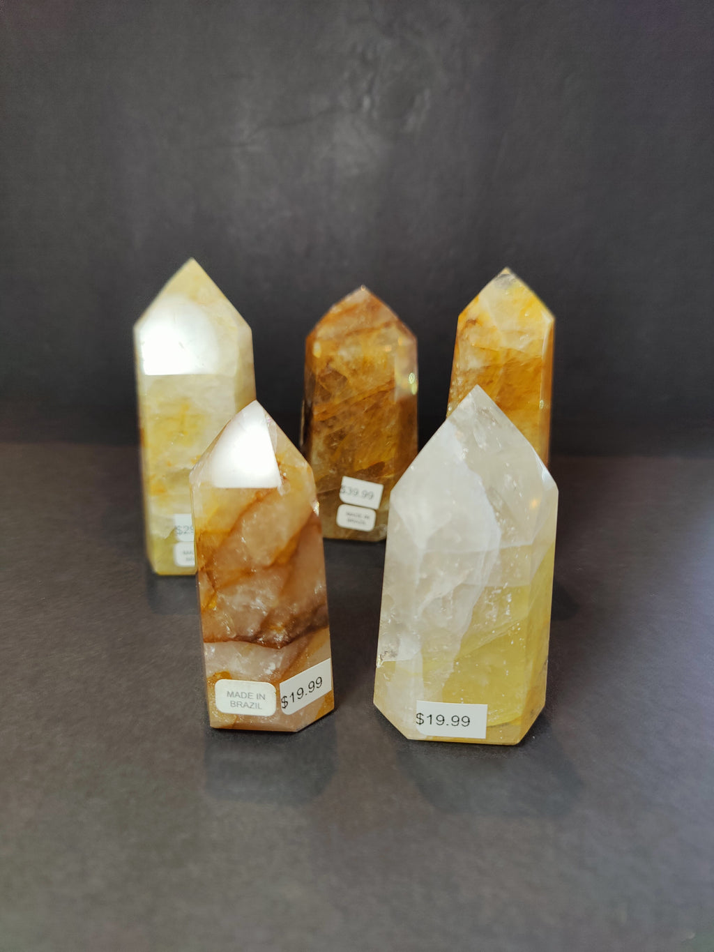 Golden Healer Quartz Obelisk Tower