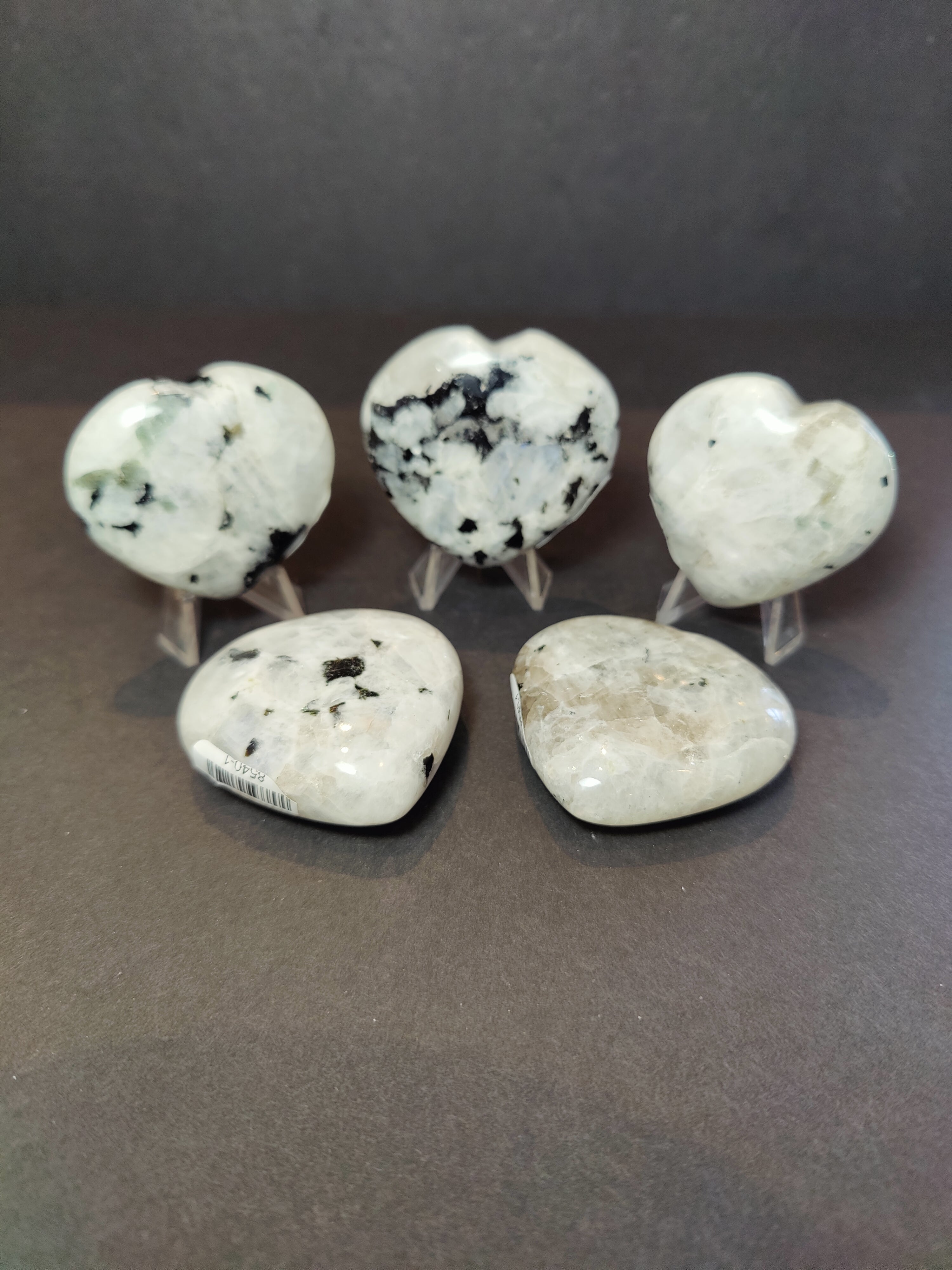 Moonstone Heart & Palmstone