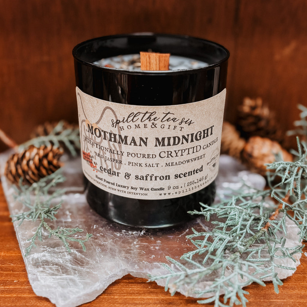 Mothman Midnight Candle