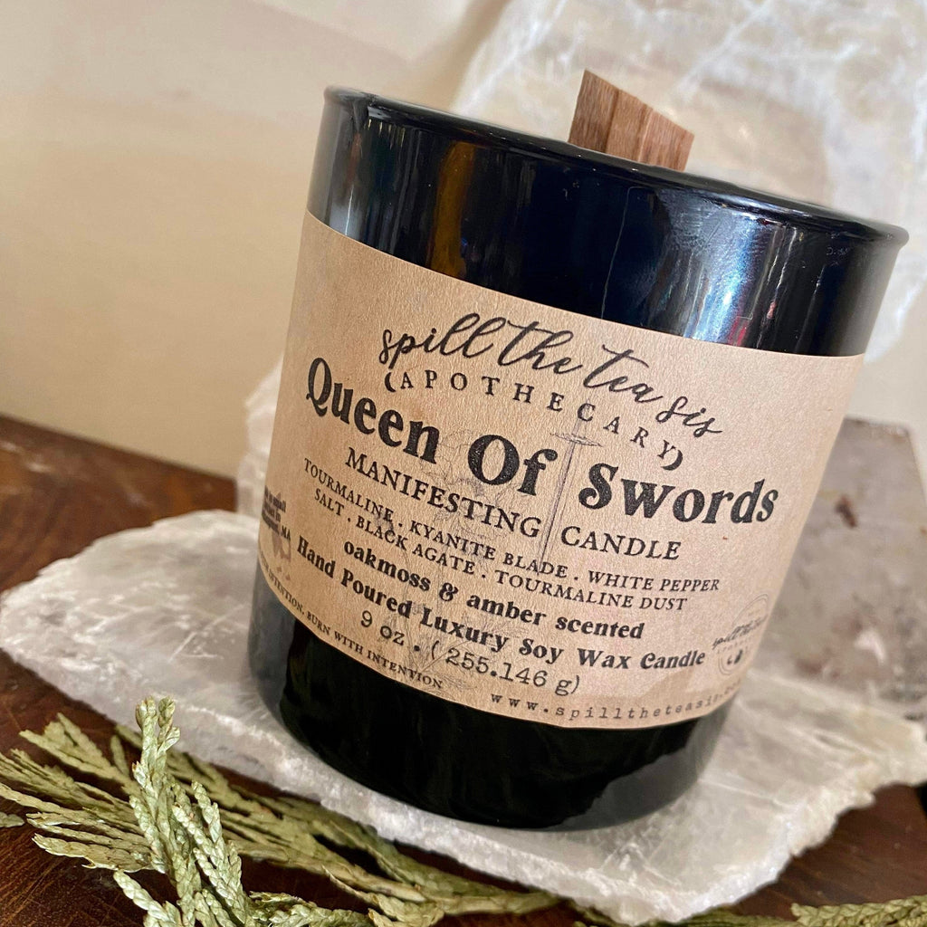 Queen of Swords Candle