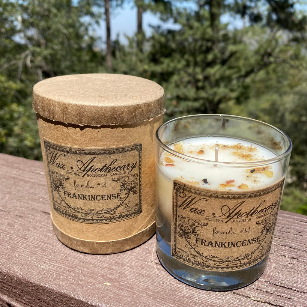 Frankincense Botanical Candle - 7 oz Scotch Glass