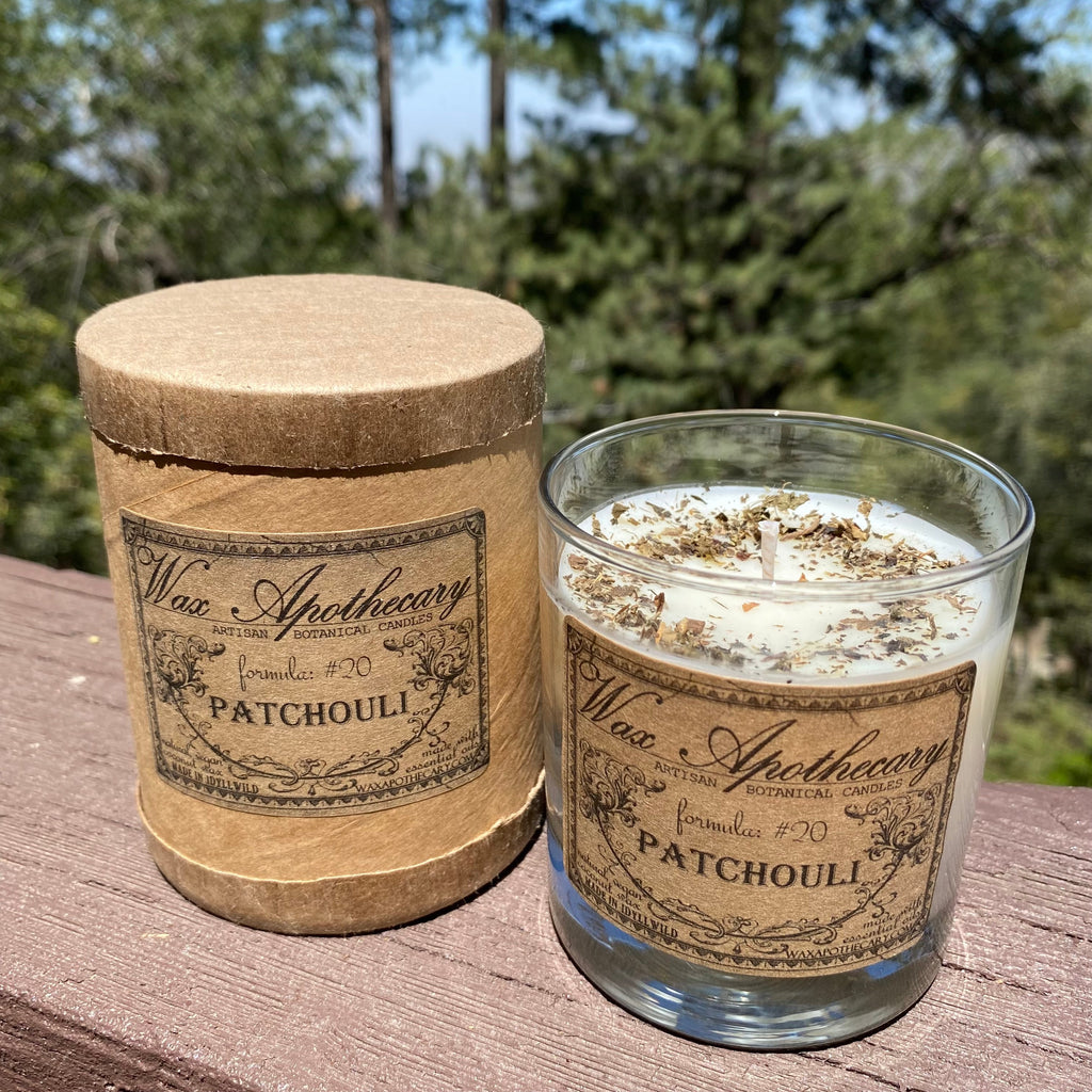 Patchouli Botanical Candle - 7 oz Scotch Glass