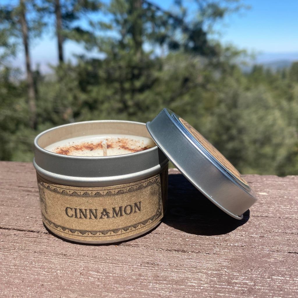Cinnamon Botanical Candle - 4 oz Travel Tin