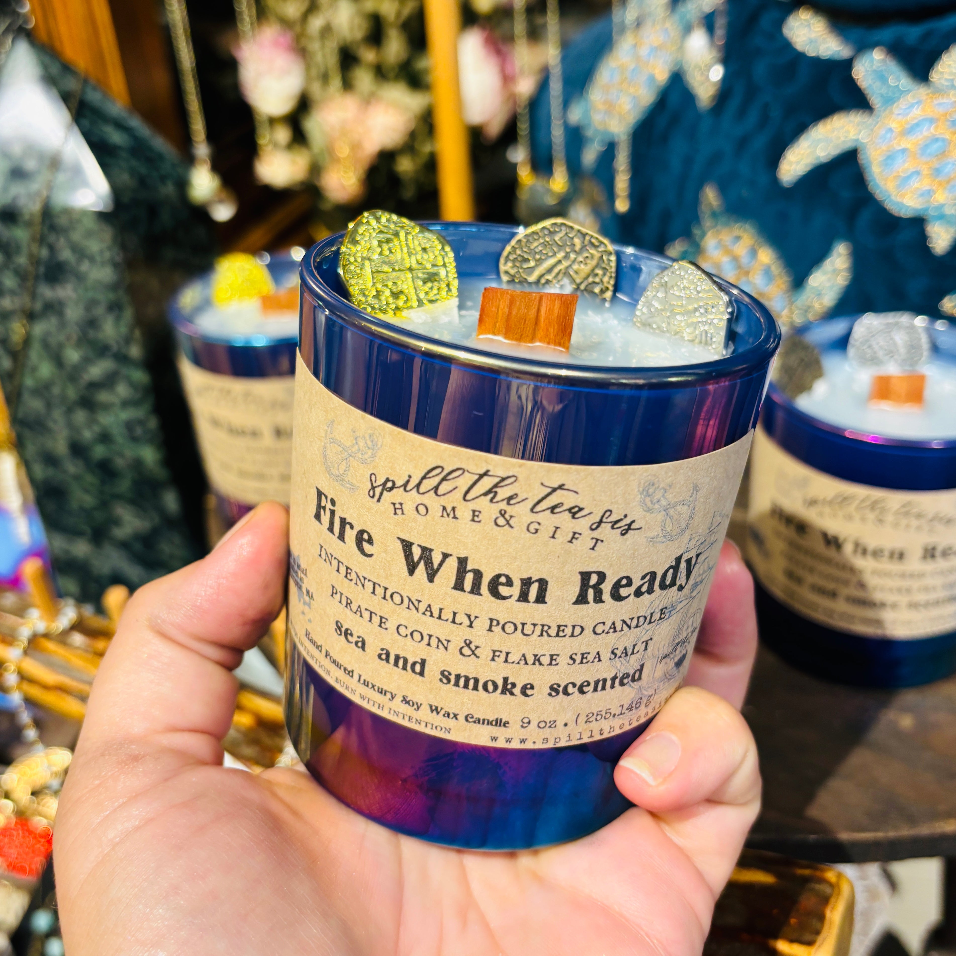 Fire When Ready Candle