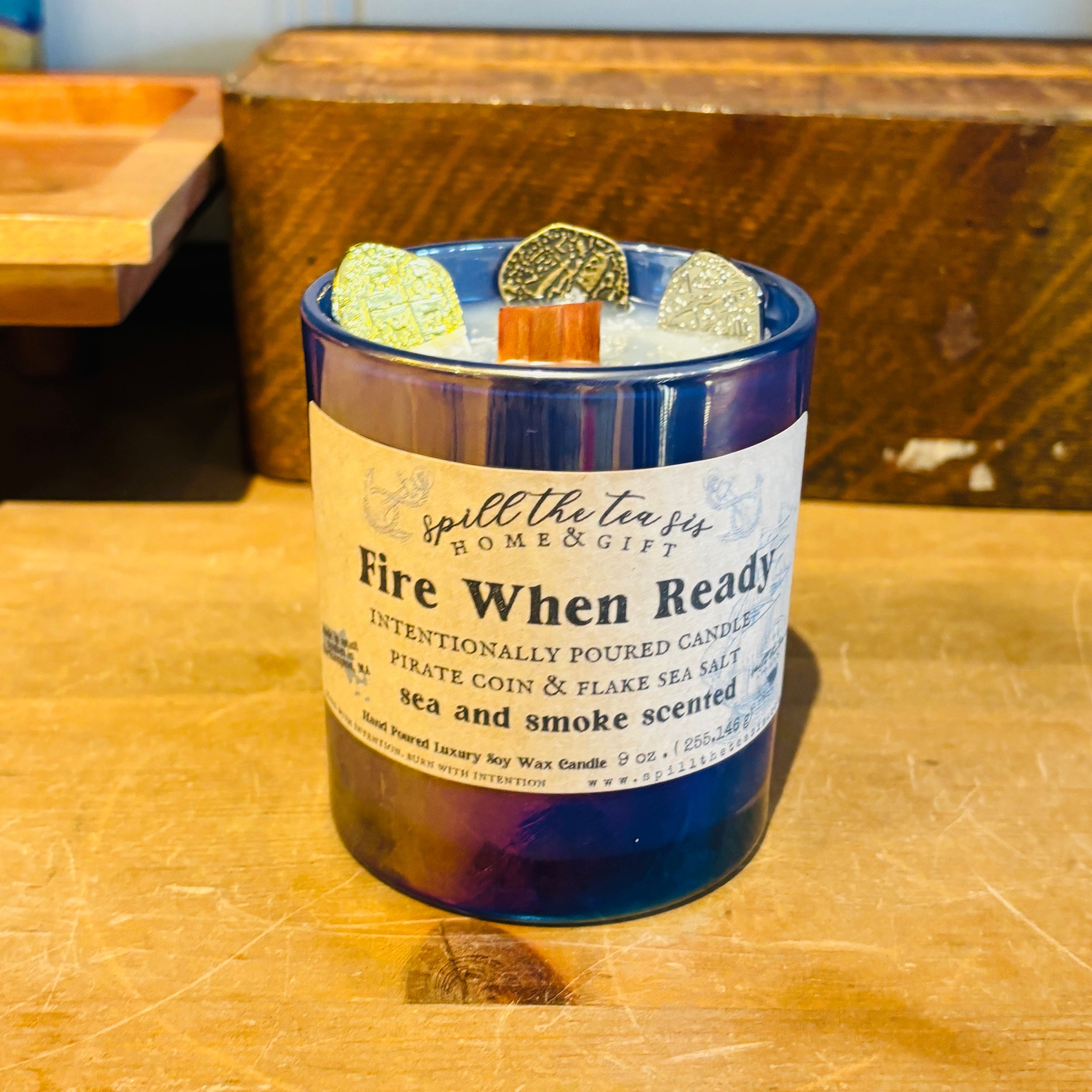 Fire When Ready Candle