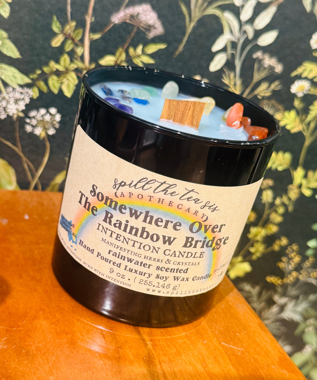 Somewhere Over the Rainbow Bridge Candle