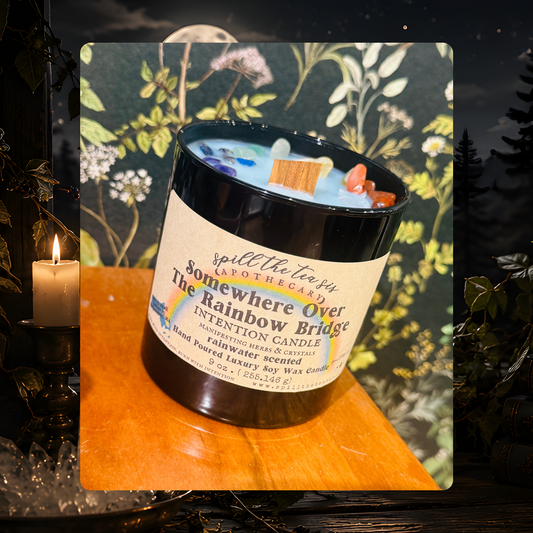 Somewhere Over the Rainbow Bridge Candle
