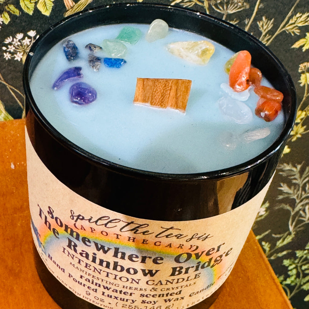 Somewhere Over the Rainbow Bridge Candle