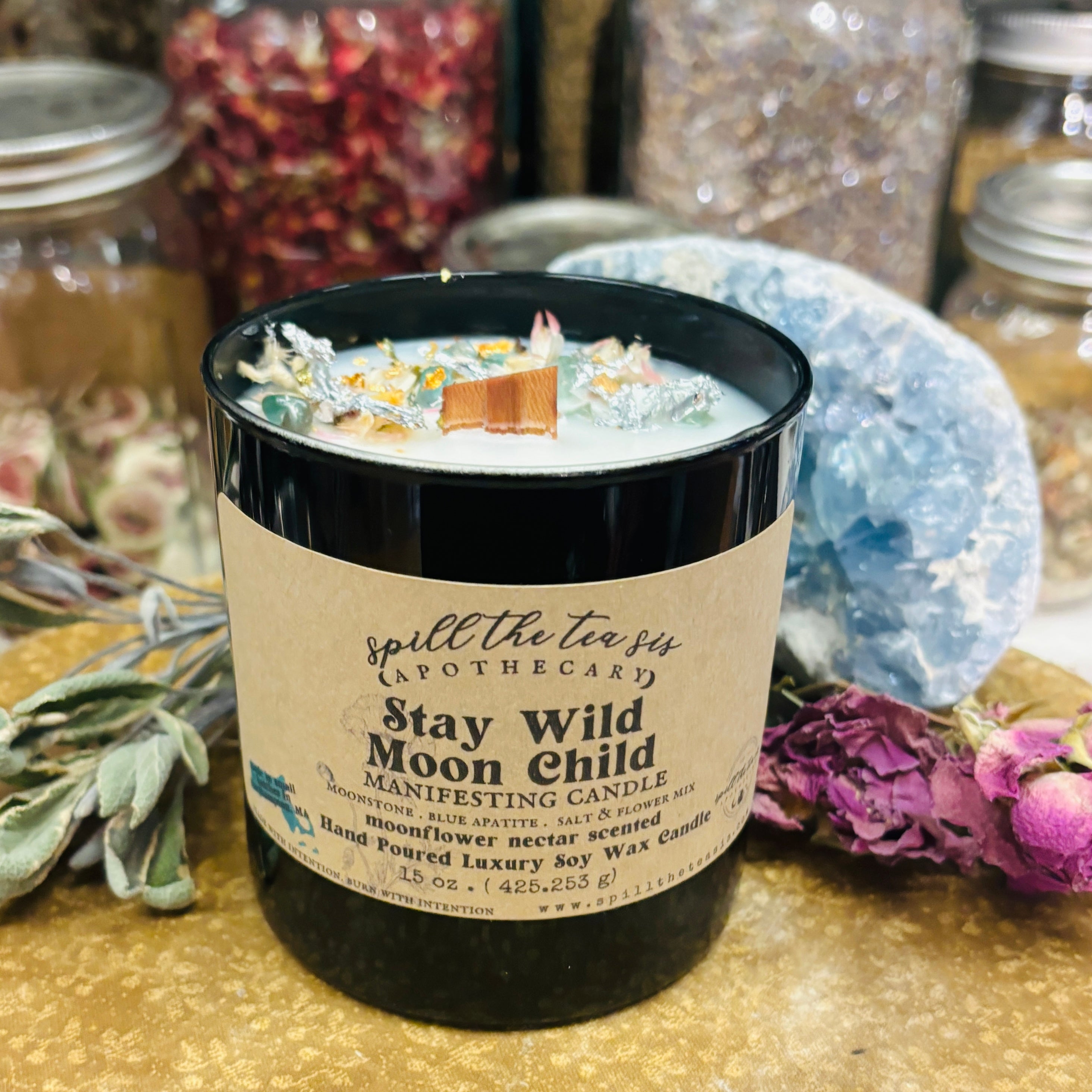 Moon Magic Soy Lunar Intention Candle