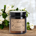 Night-Blooming Jasmine Botanical Candle - 6 oz Amber Jar