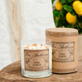 Pink Lemon Botanical Candle - 7 oz Scotch Glass