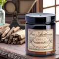 Palo Santo Botanical Candle - 6 oz Amber Jar
