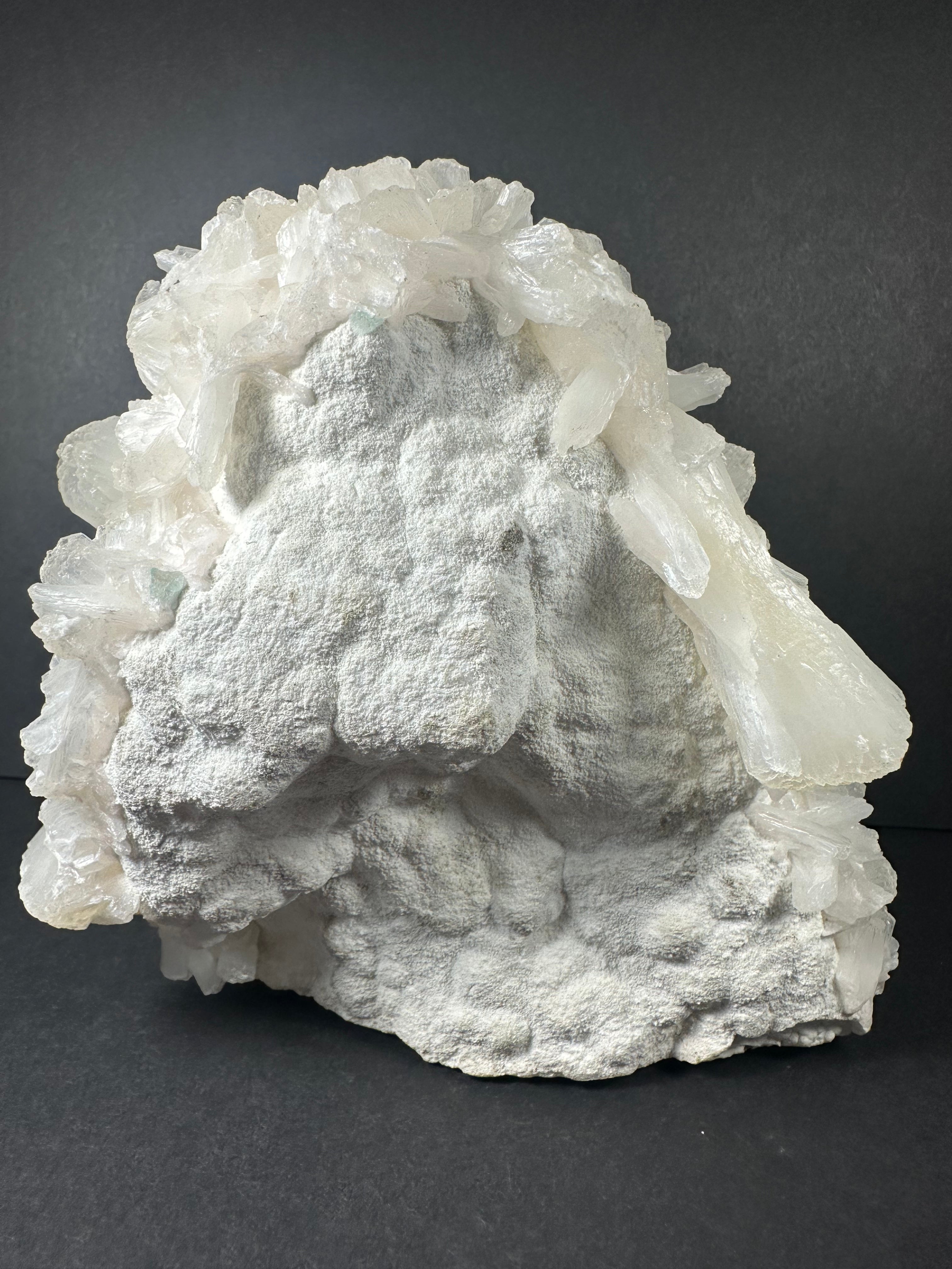 Green Apophyllite, Stilbite & Mordenite Specimen