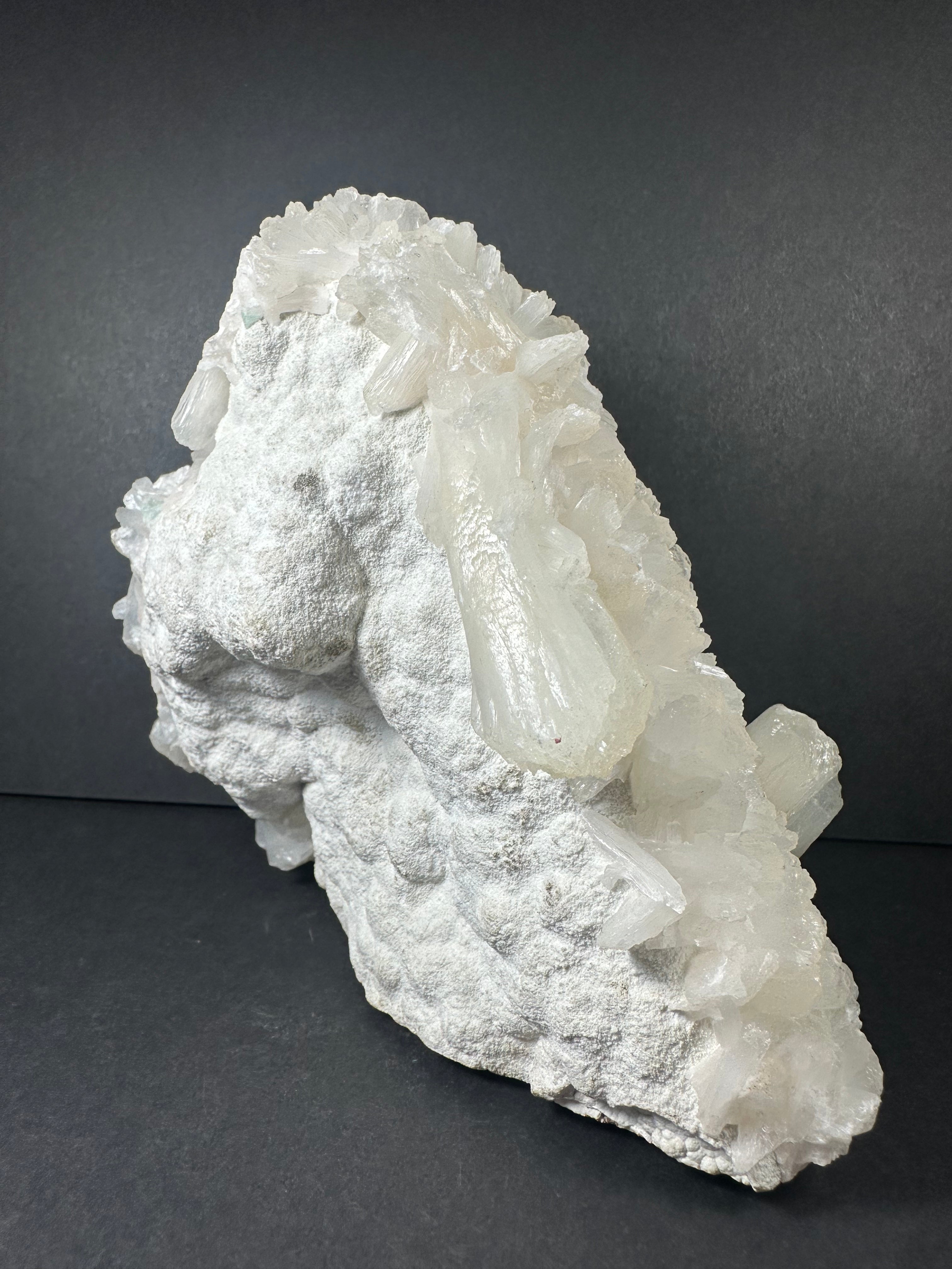 Green Apophyllite, Stilbite & Mordenite Specimen