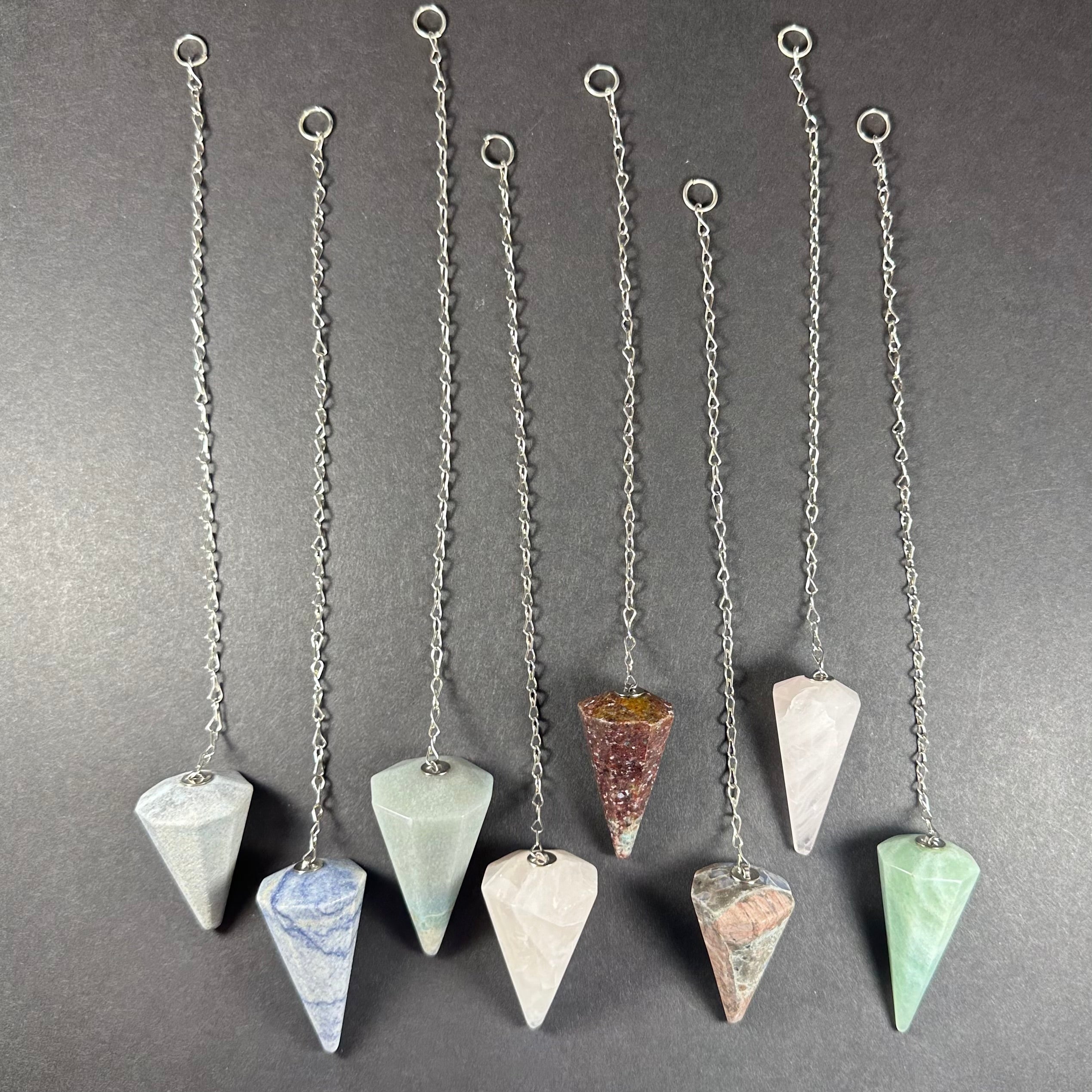 Crystal Pendulum with Chain