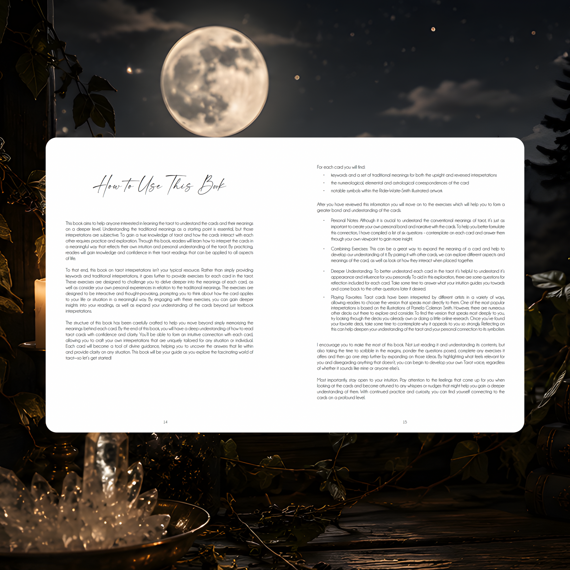 Decoding the Cards Tarot Workbook