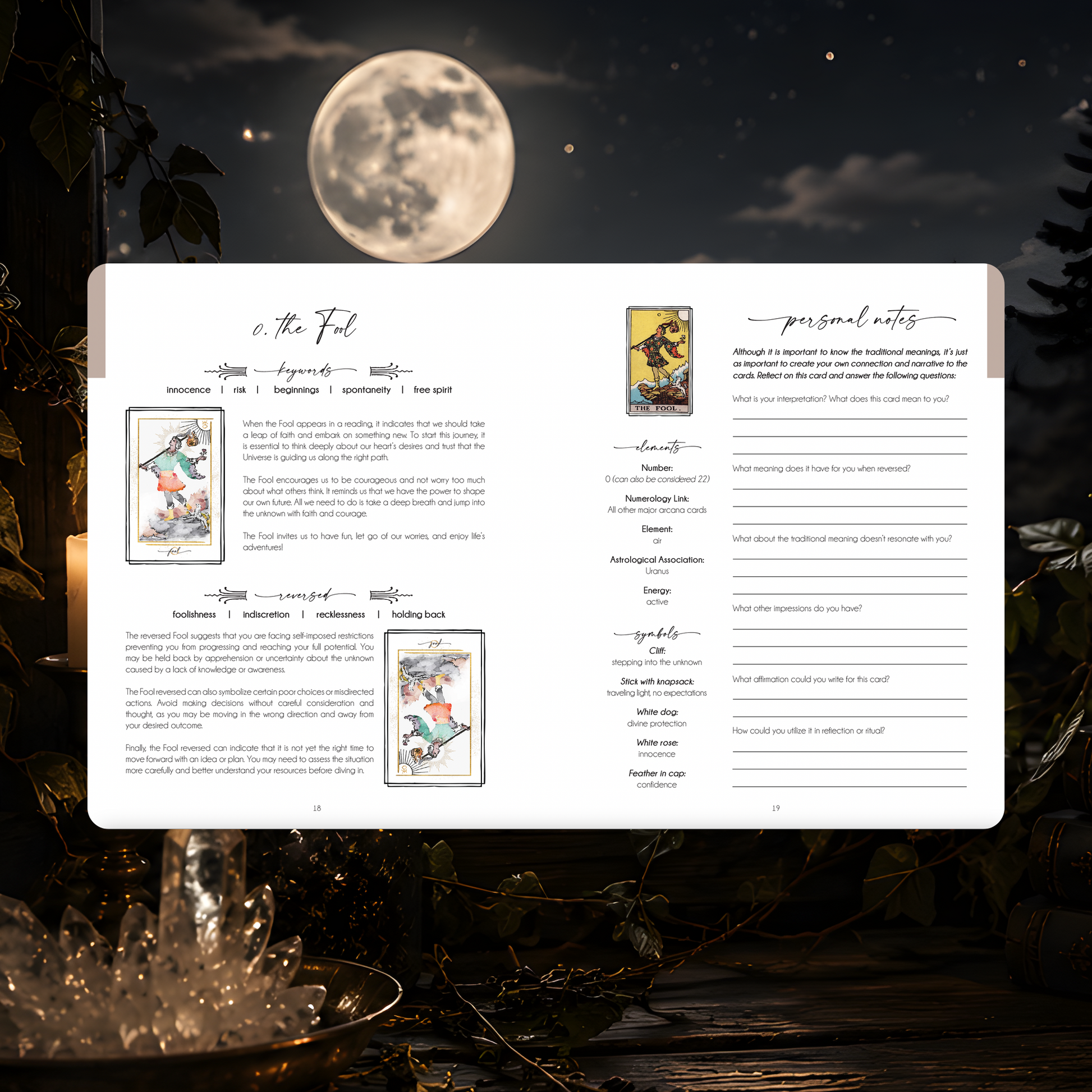 Decoding the Cards Tarot Workbook