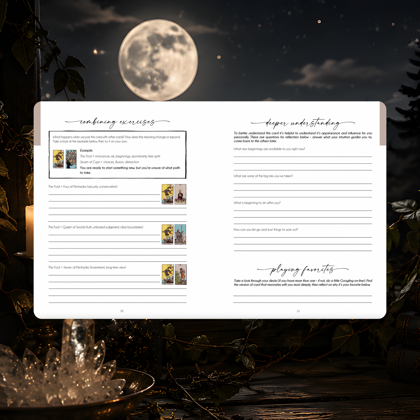 Decoding the Cards Tarot Workbook