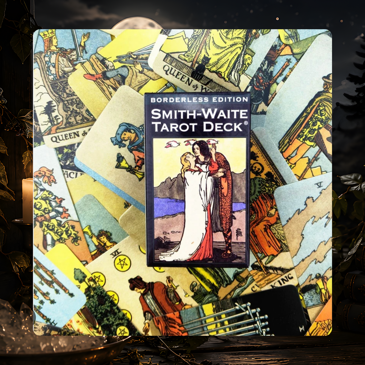 Smith-Waite Borderless Tarot Deck