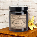 Vanilla Botanical Candle - 6 oz Amber Jar