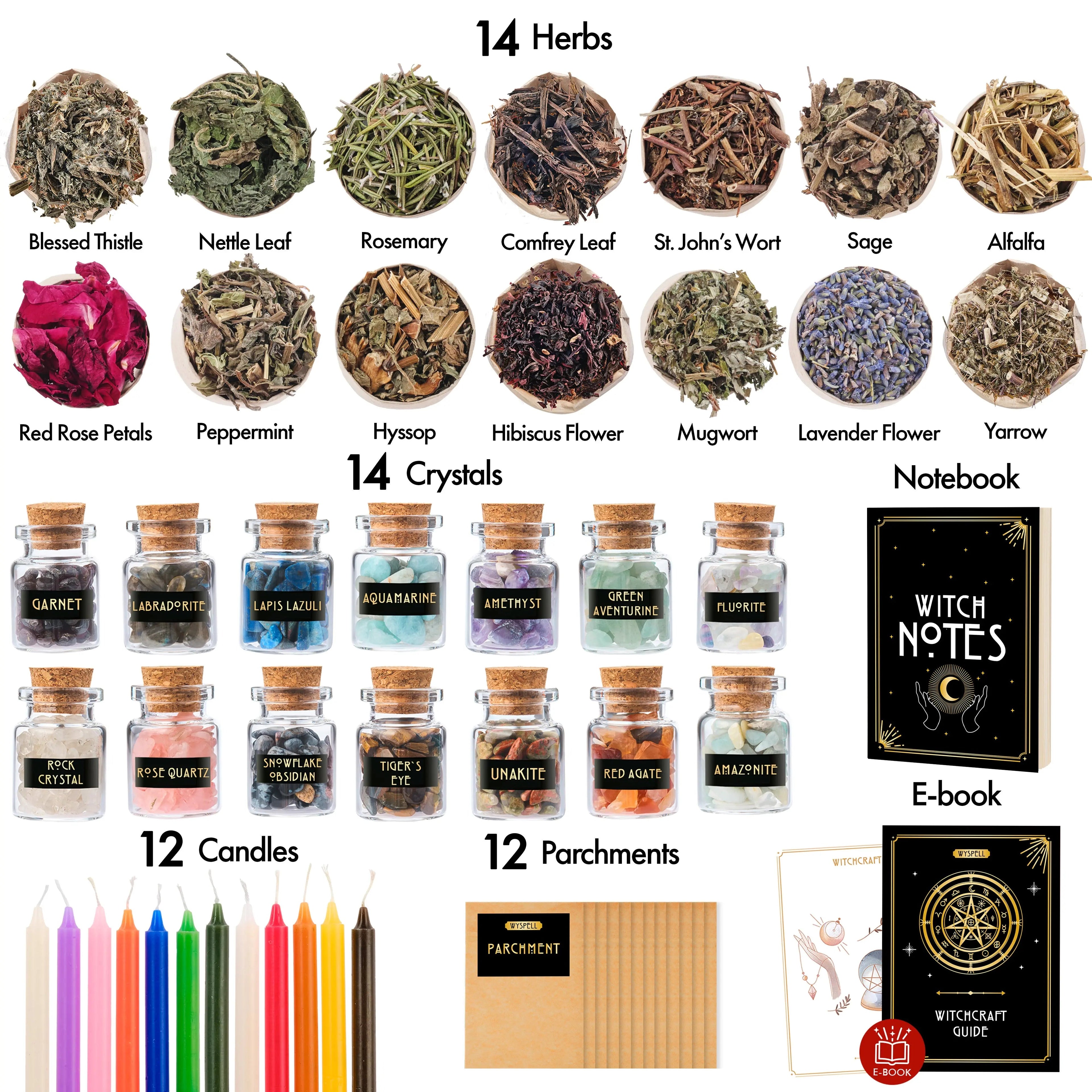54-Piece Witchcraft Ritual Kit