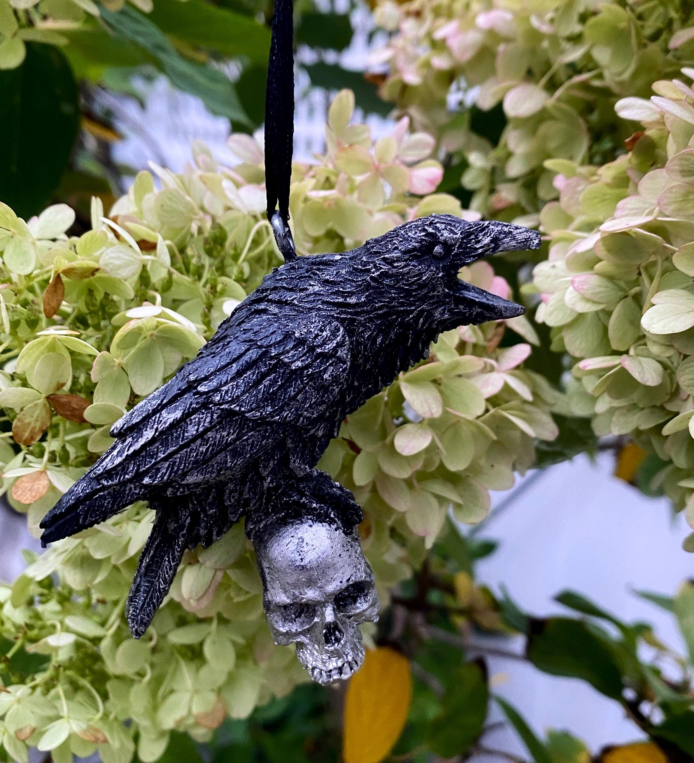 Raven & Skull Ornament