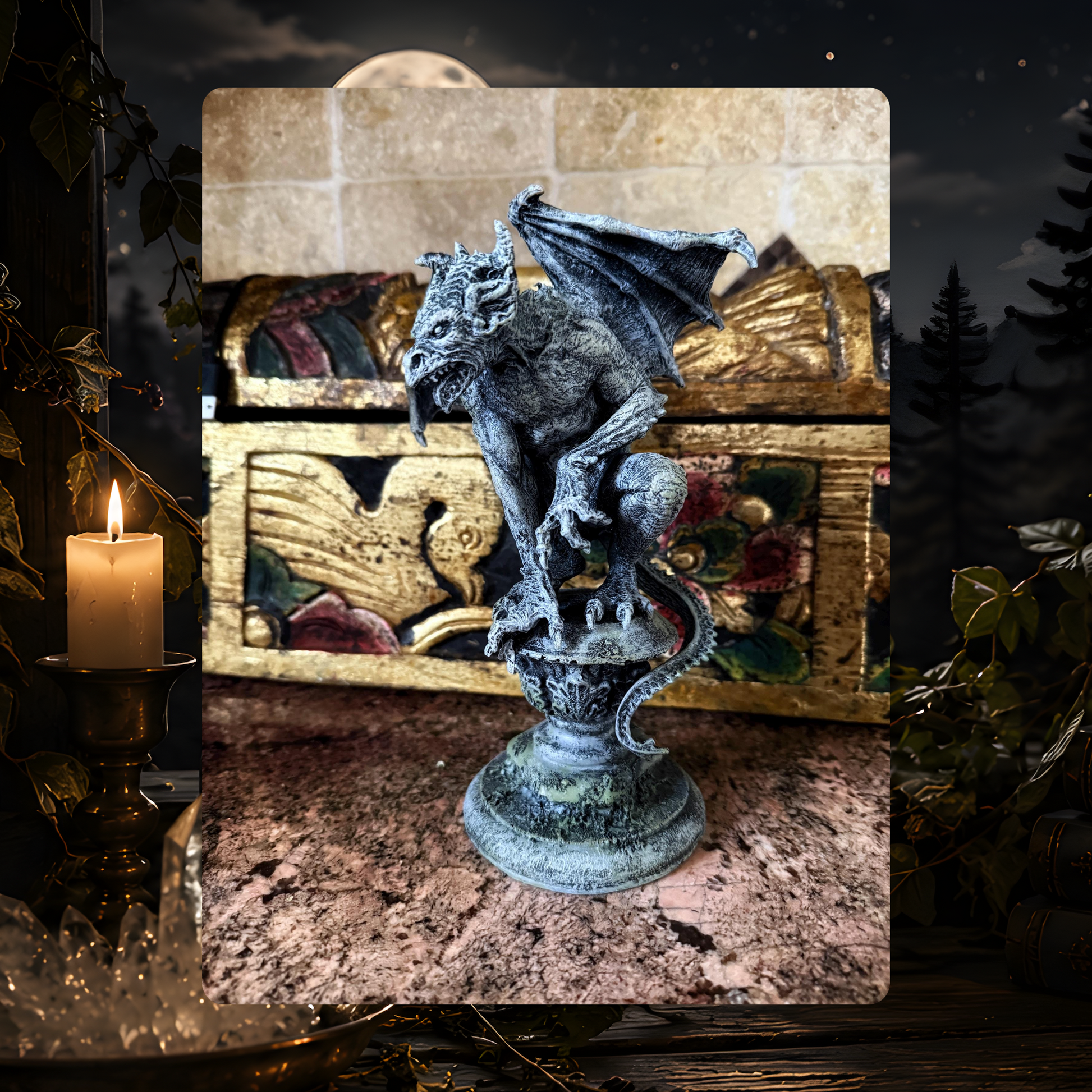 Medieval Gargoyle Statue