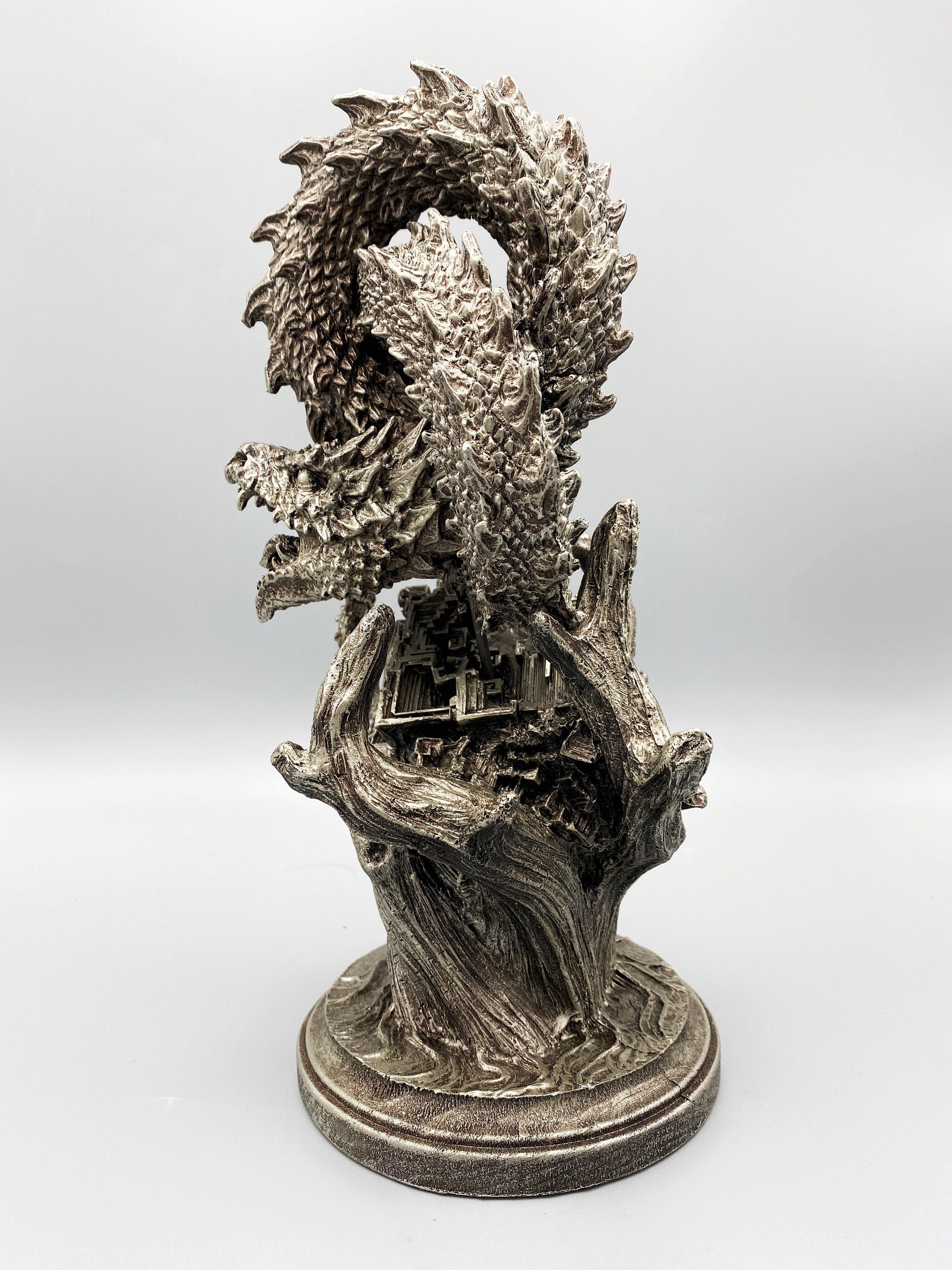 Ouroboros World Serpent Statue