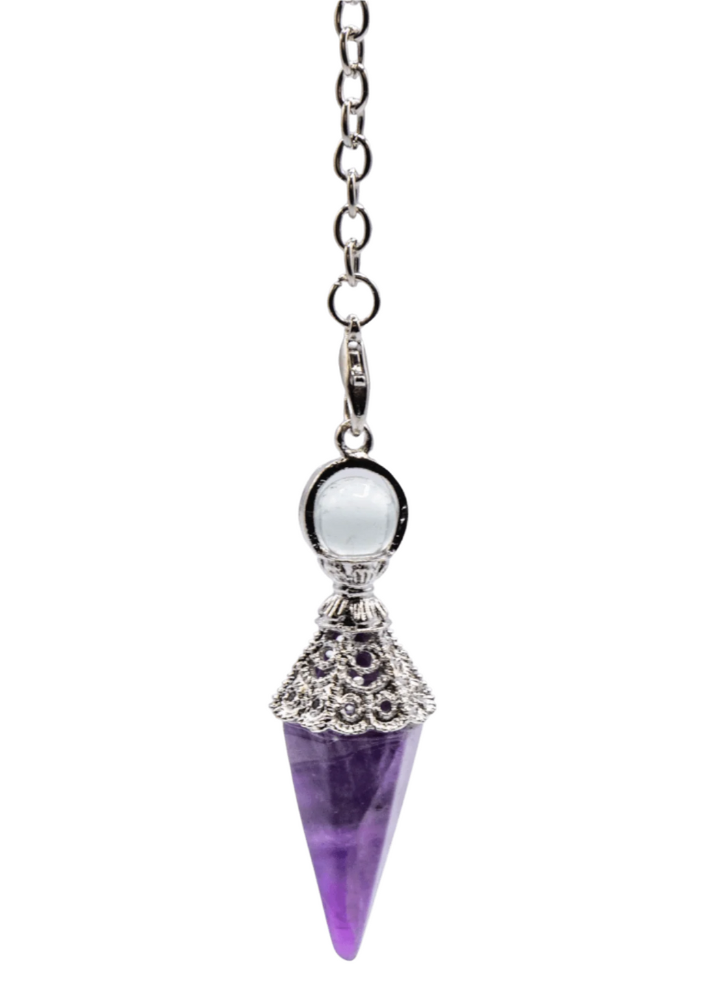 Ornate Amethyst Pendulum