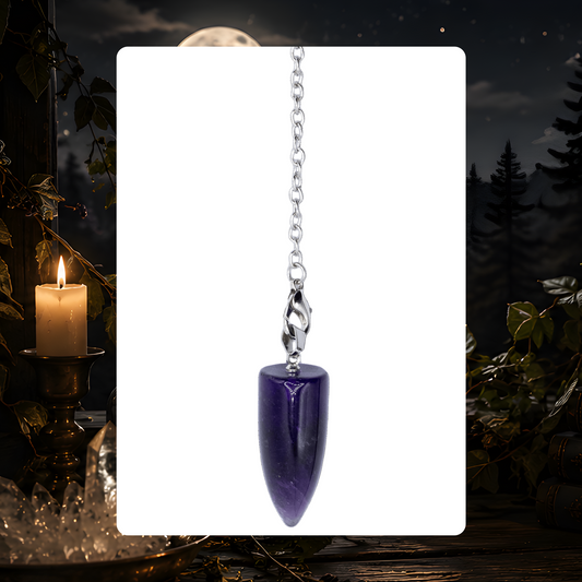 Amethyst Teardrop Pendulum
