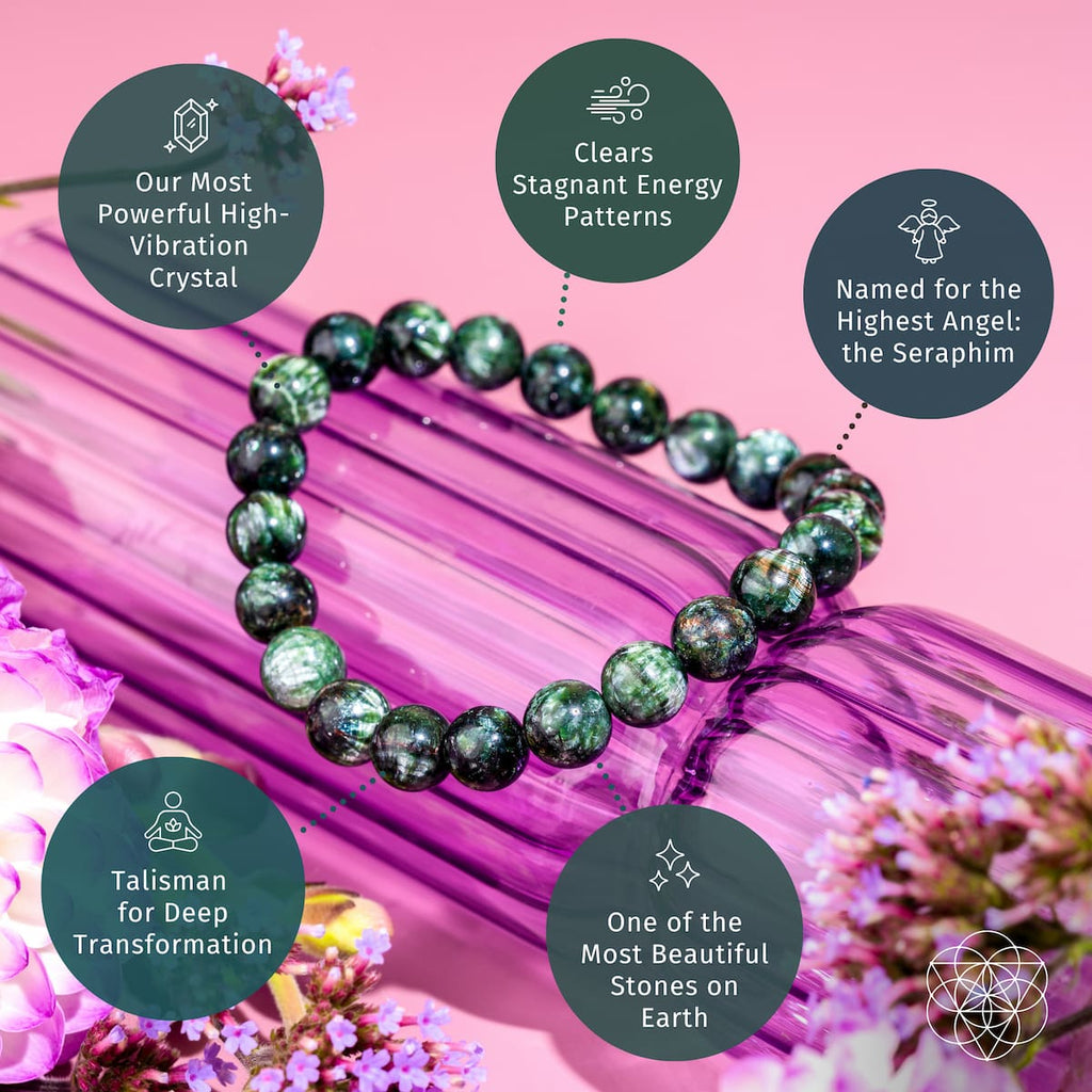 Seraphinite Bracelet - Angel Energy