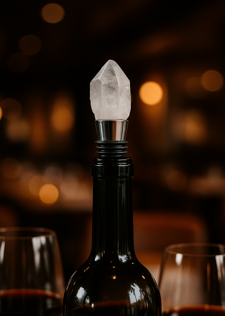 Arkansas Quartz Wine Stopper