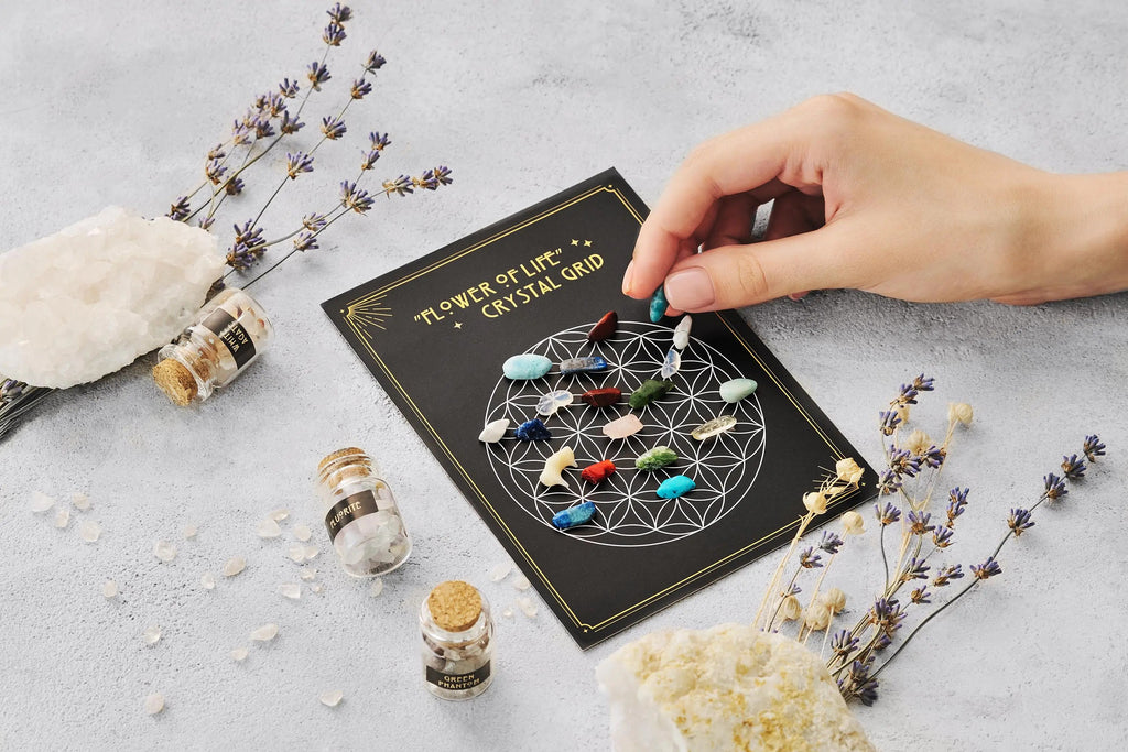 30-Piece Gemstone Spell Jar Kit
