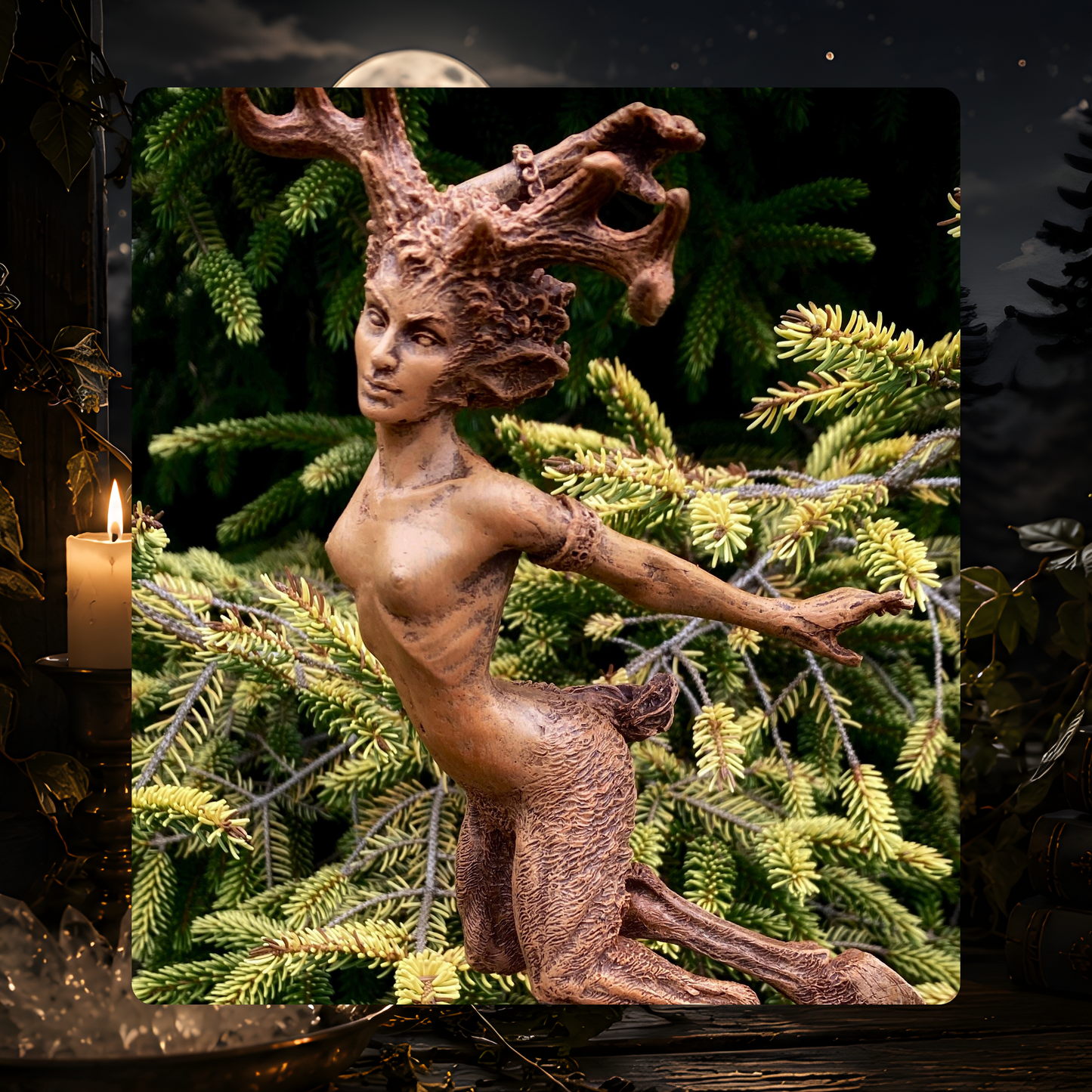 Woodland Faun Statue