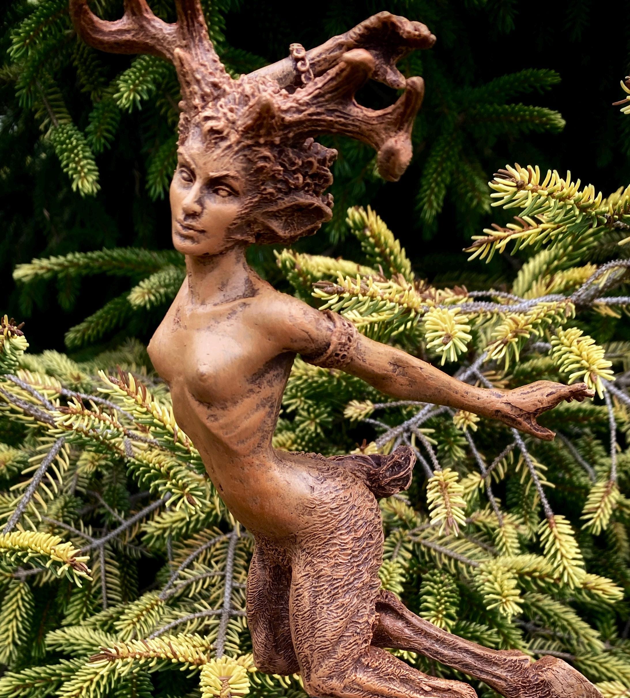 Woodland Faun Statue