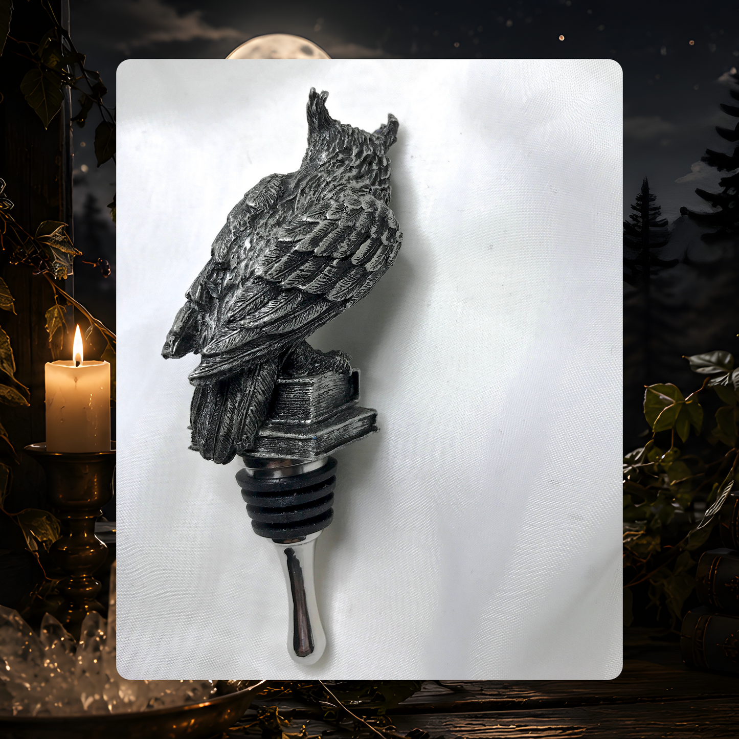 Horned Owl Wine Stopper