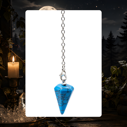 Blue Howlite Pendulum