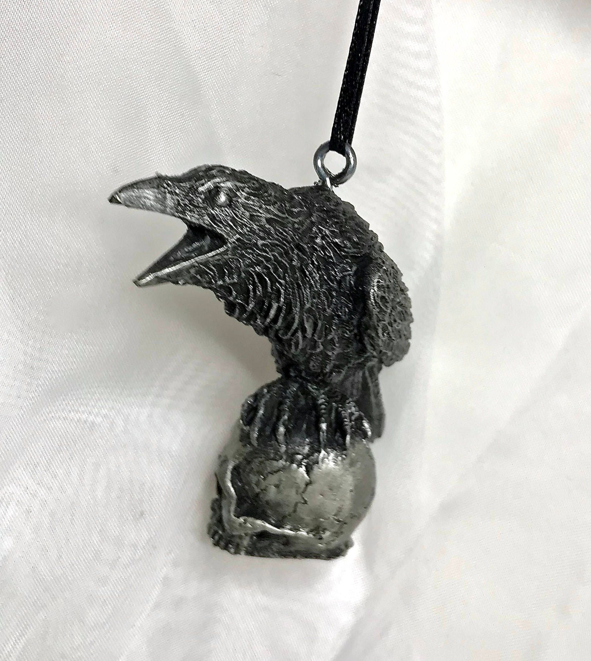 Raven & Skull Ornament