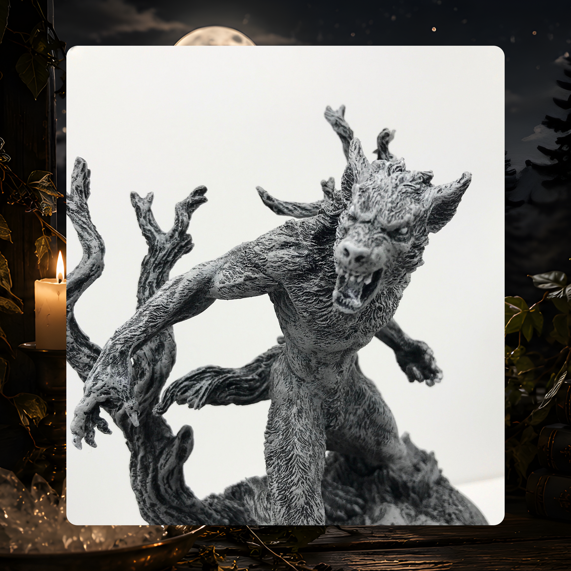 Werewolf Statue