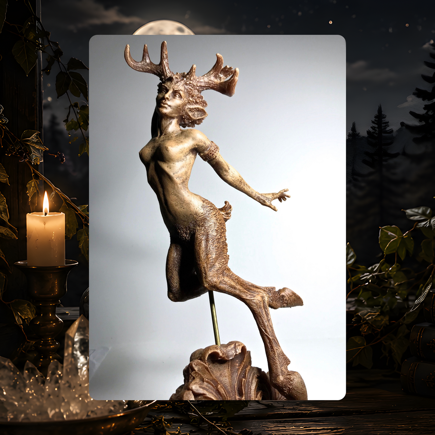 Woodland Faun Statue