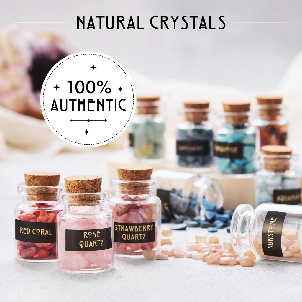 50-Piece Gemstone Spell Jar Kit