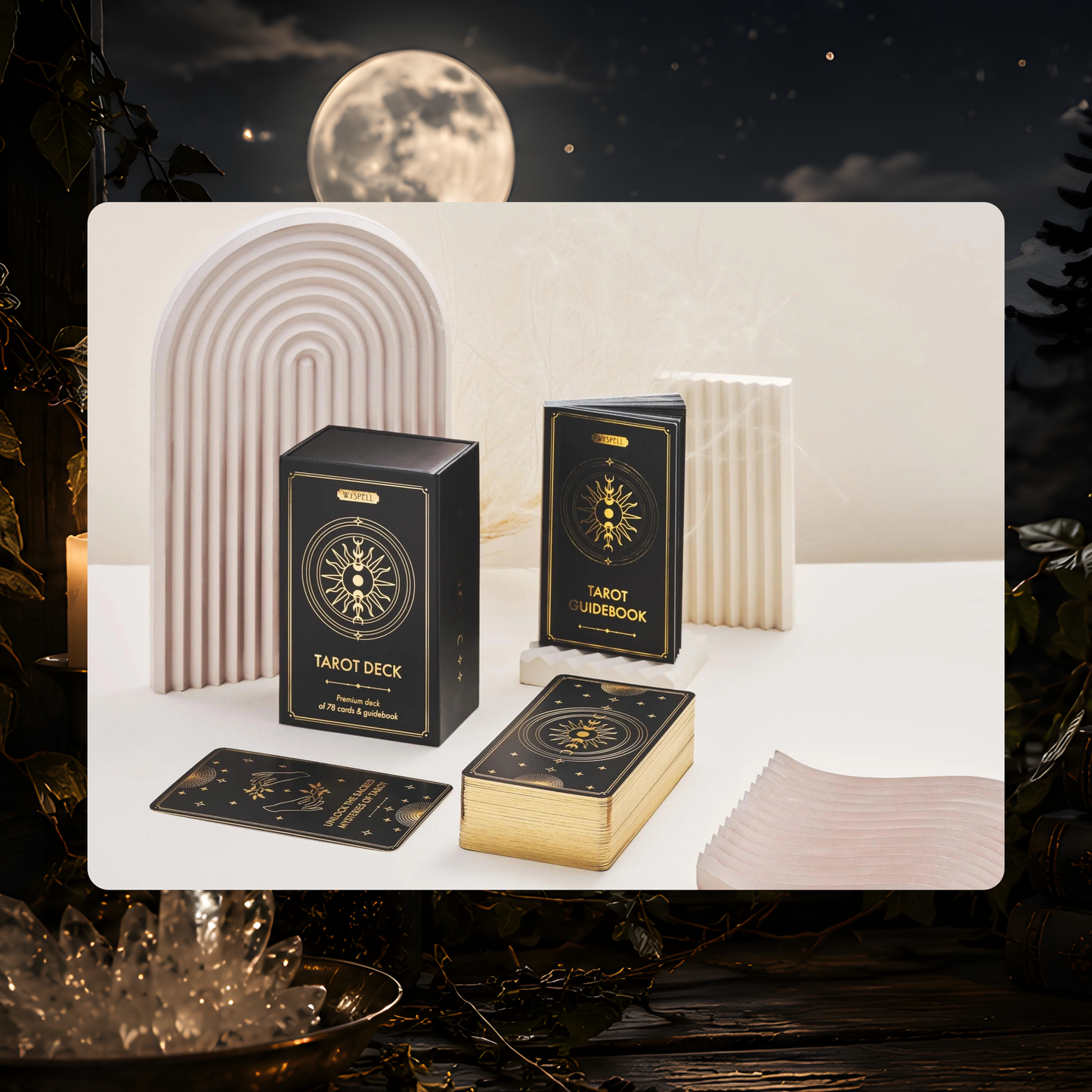 Gold Tarot Deck