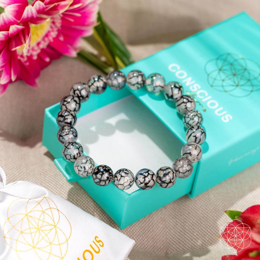 River Agate Bracelet - Calm in Chaos