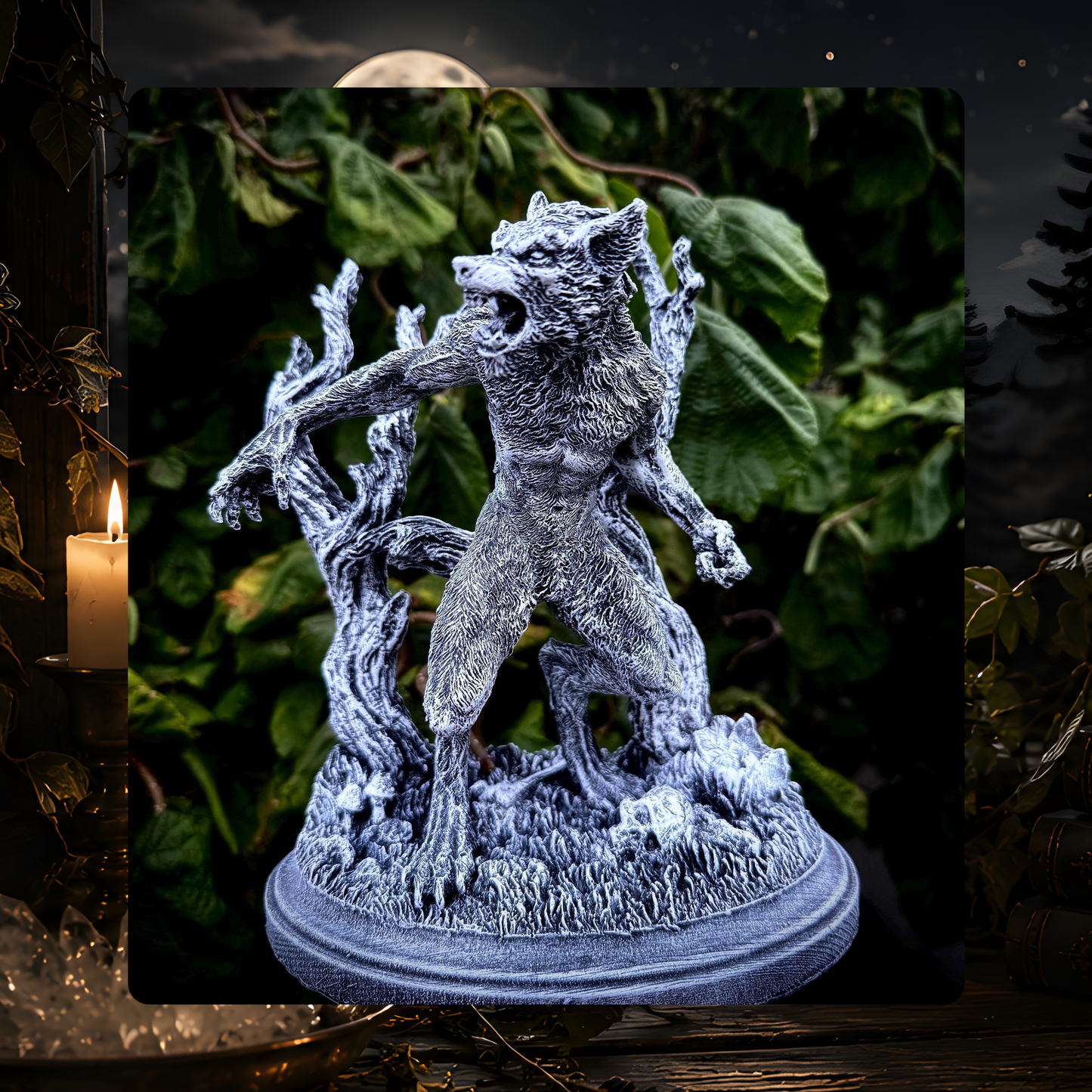 Werewolf Statue