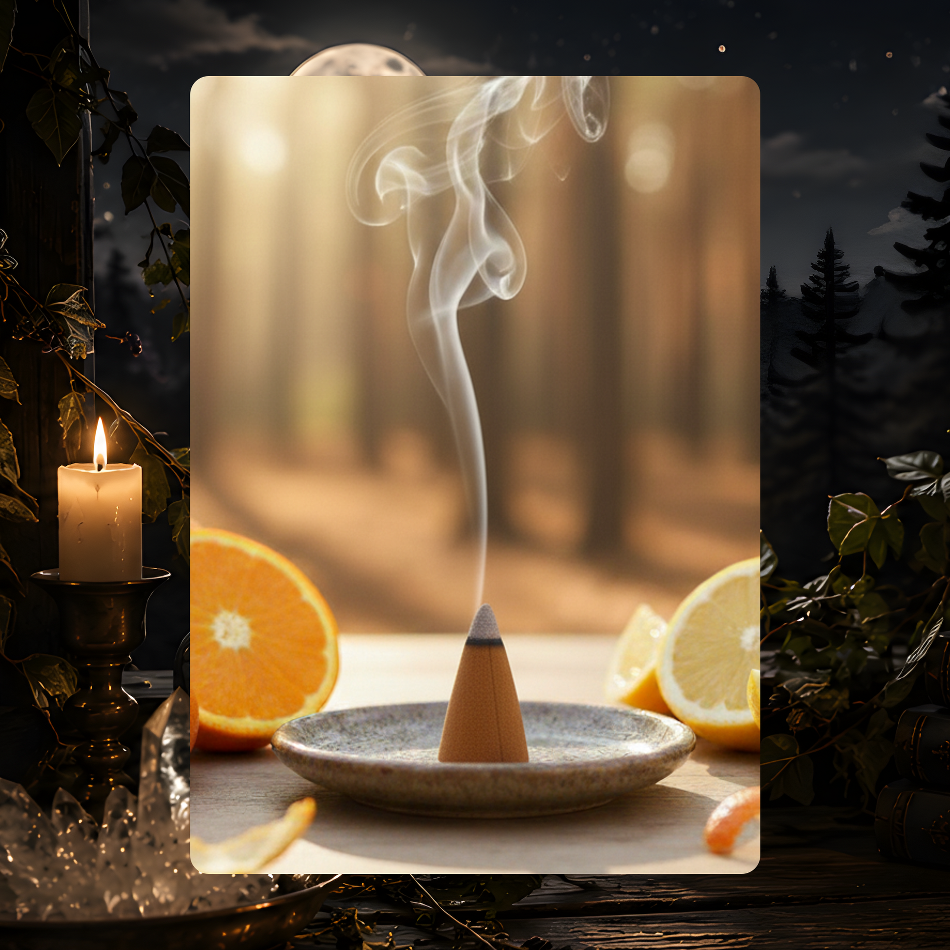 Citrus Incense Cones