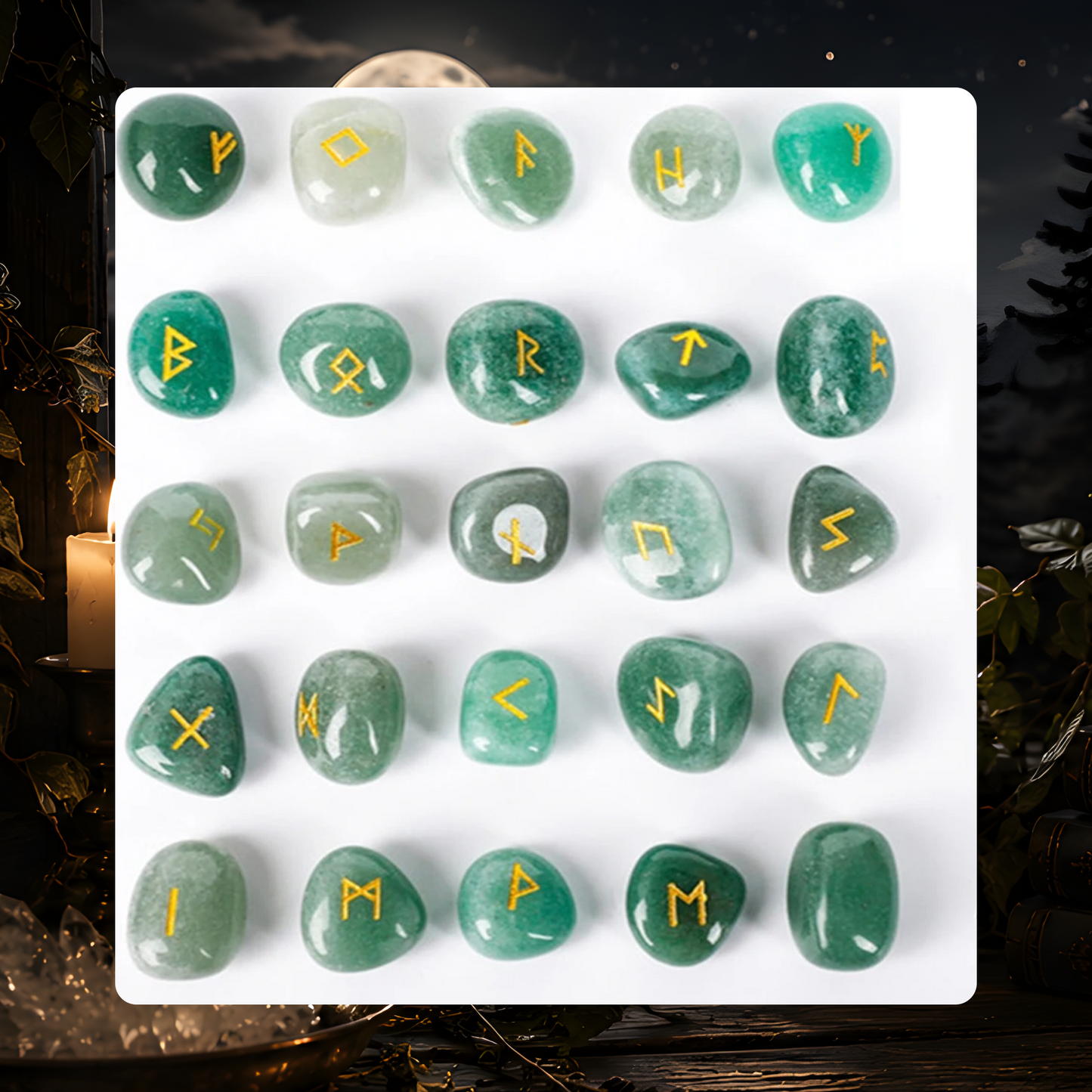 Crystal Rune Stone Set