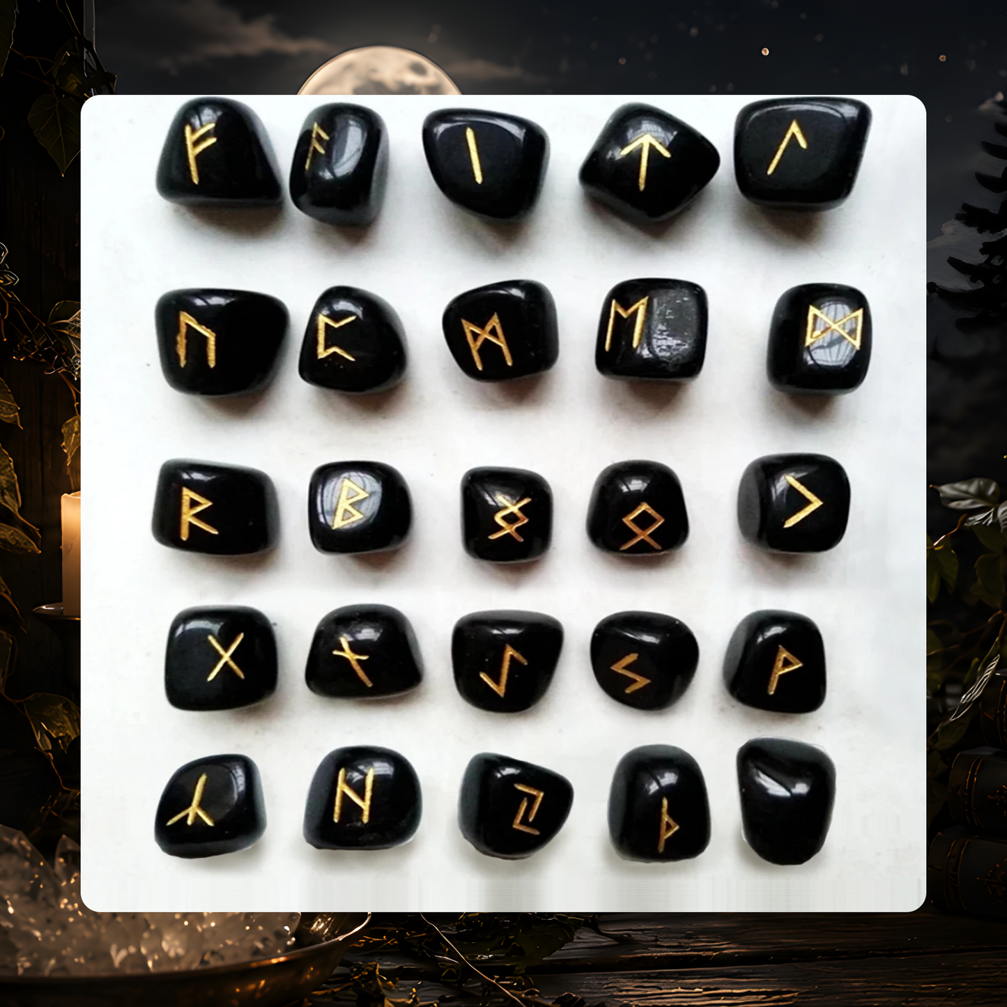 Crystal Rune Stone Set