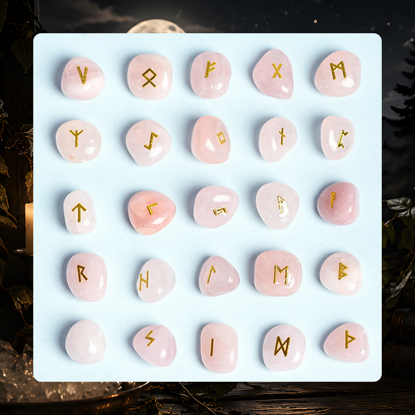 Crystal Rune Stone Set
